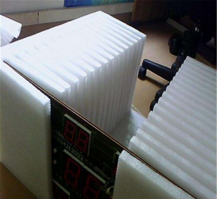  佛山珍珠棉電腦主機包裝材料 白色珍珠棉來圖可定制